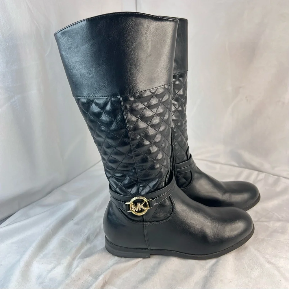 Michael Kors Makena Black Boots Size 5 - Picture 11 of 11